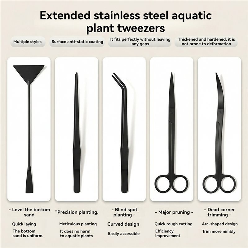 ชุดเครื่องมือจัดตู้ปลา TFORU-L - Planted Aquarium Tool Kit บทวิจารณ์และราคา
