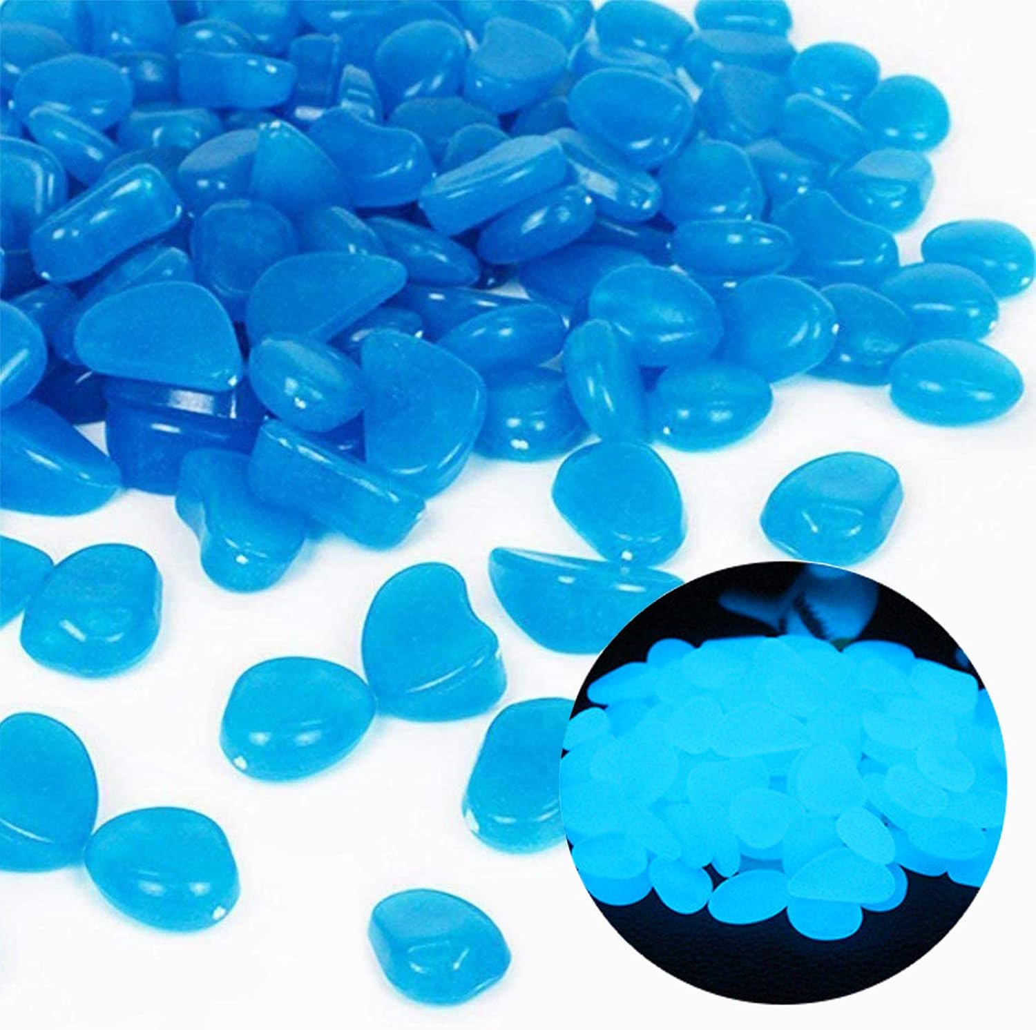ถังปลา Rocks Glow Blue Pebbles - Aquarium Planted Plants บทวิจารณ์และราคา