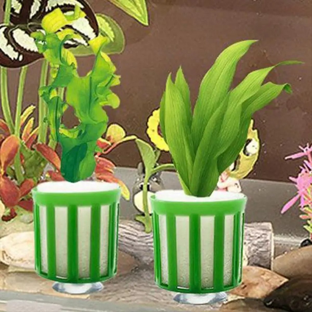 ABNQ ที่ยึดต้นไม้น้ำ 10 ชิ้น ช - Planted Aquarium Tool Kit บทวิจารณ์และราคา